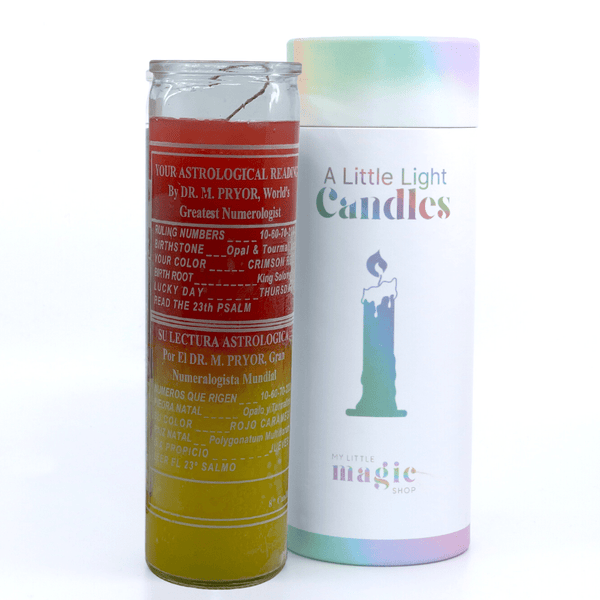 Libra Zodiac 7 Day Candle | My Little Magic Shop