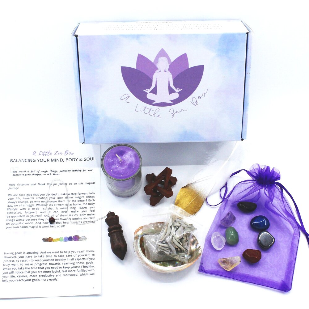 A Little Zen Box - A Self Care Subscription Box with Monthly Coaching