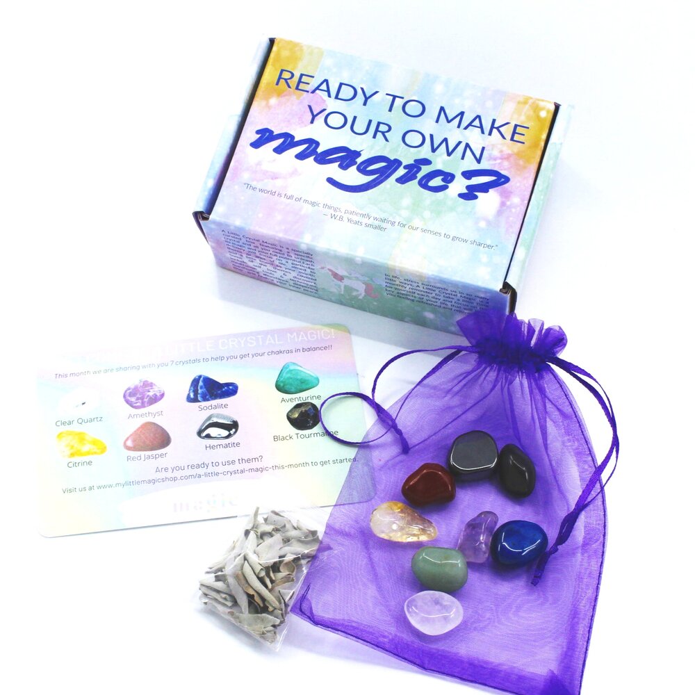 A Little Crystal Magic to Boost Self Care Routine - A Crystal of the Month Subscription Box