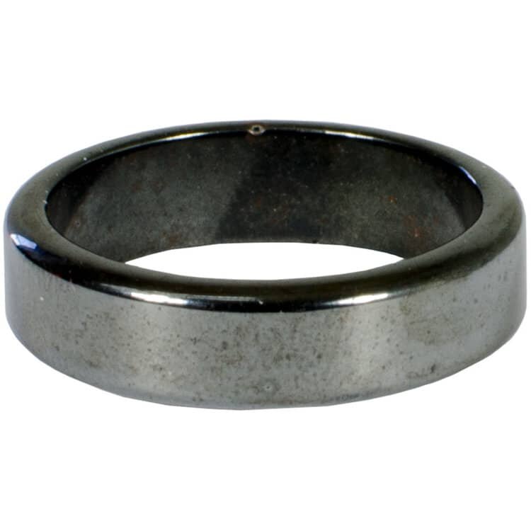 Magnetic Hematite Ring Healing Health Magnet Stone Jewelry For Men Woman | My Little Magic Shop