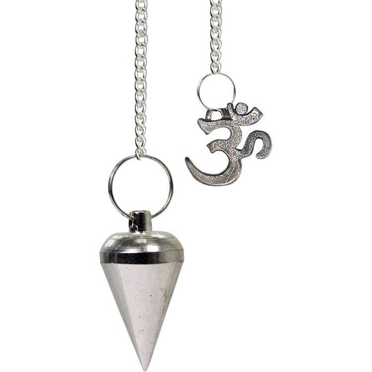 Metal Pendulum with Om Cone Pendulum | My Little Magic Shop