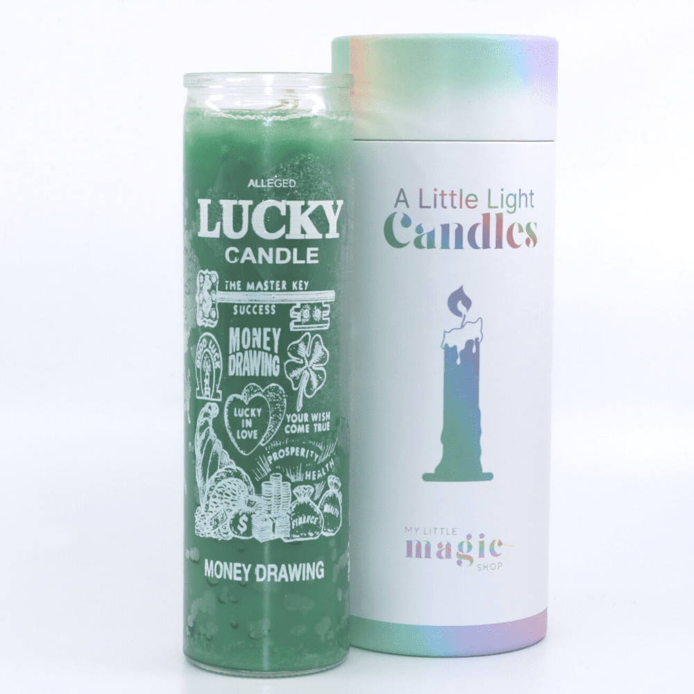 Money Drawing 7 Day Candle | My Little Magic Shop