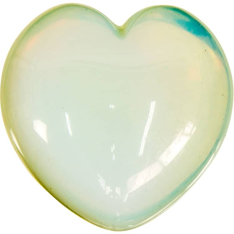 Opalite Puffed Heart | My Little Magic Shop
