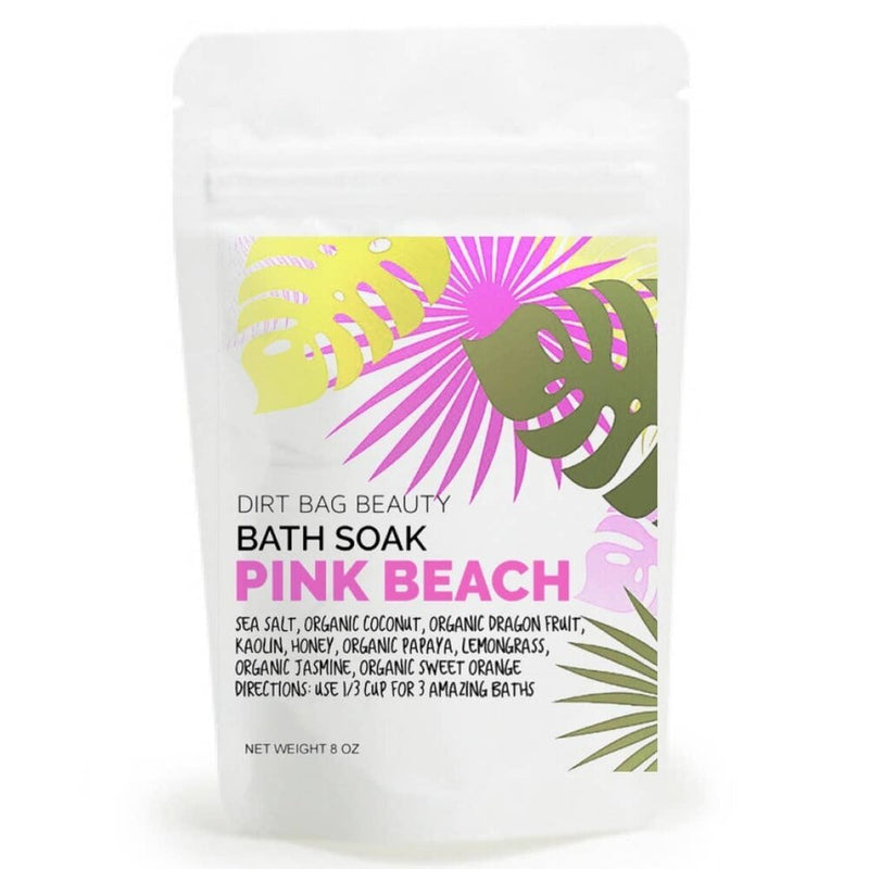 Dirt Bag Pink Beach Bath Soak 8oz | My Little Magic Shop