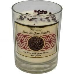 Passion Garnet Harmonia Soy Gem Candle | My Little Magic Shop