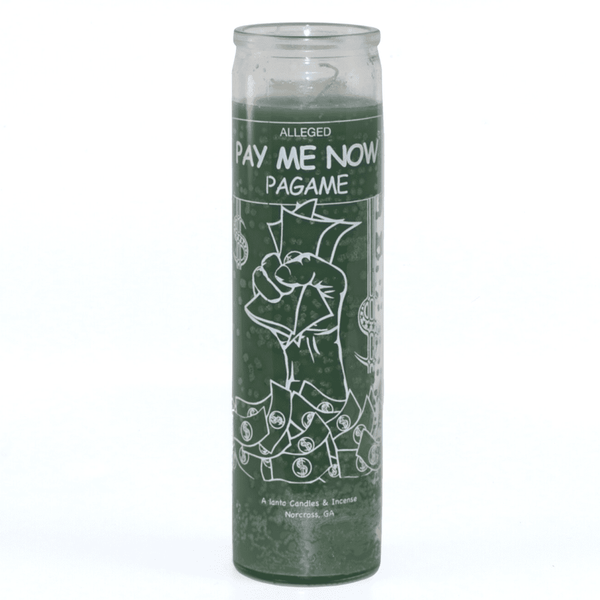 Pay Me Now 7 Day Candle My Little Magic Shop
