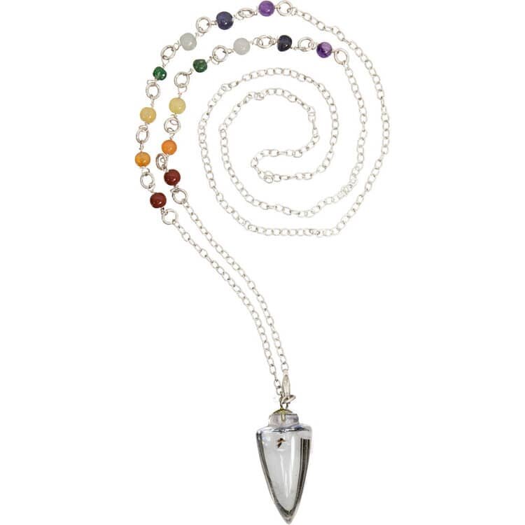 Clear Quartz Pendulum Necklace | My Little Magic Shop