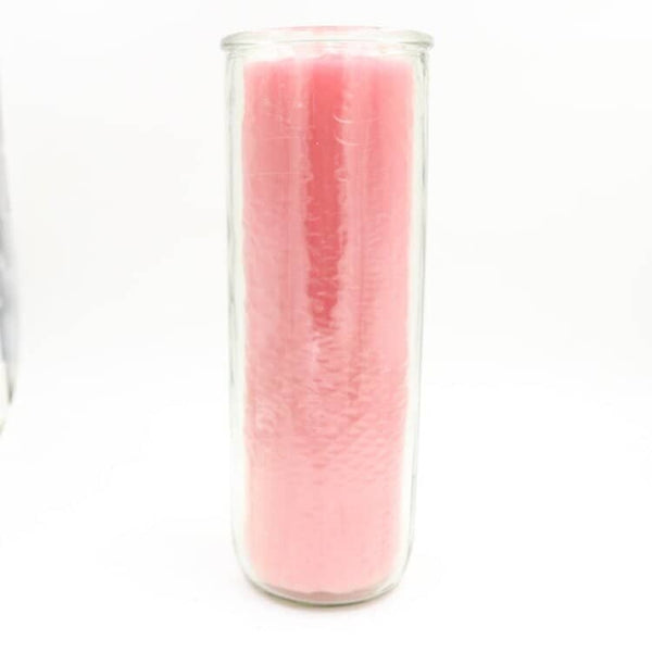 Pink Pullout Candle with Glass | My Little Magic Shop