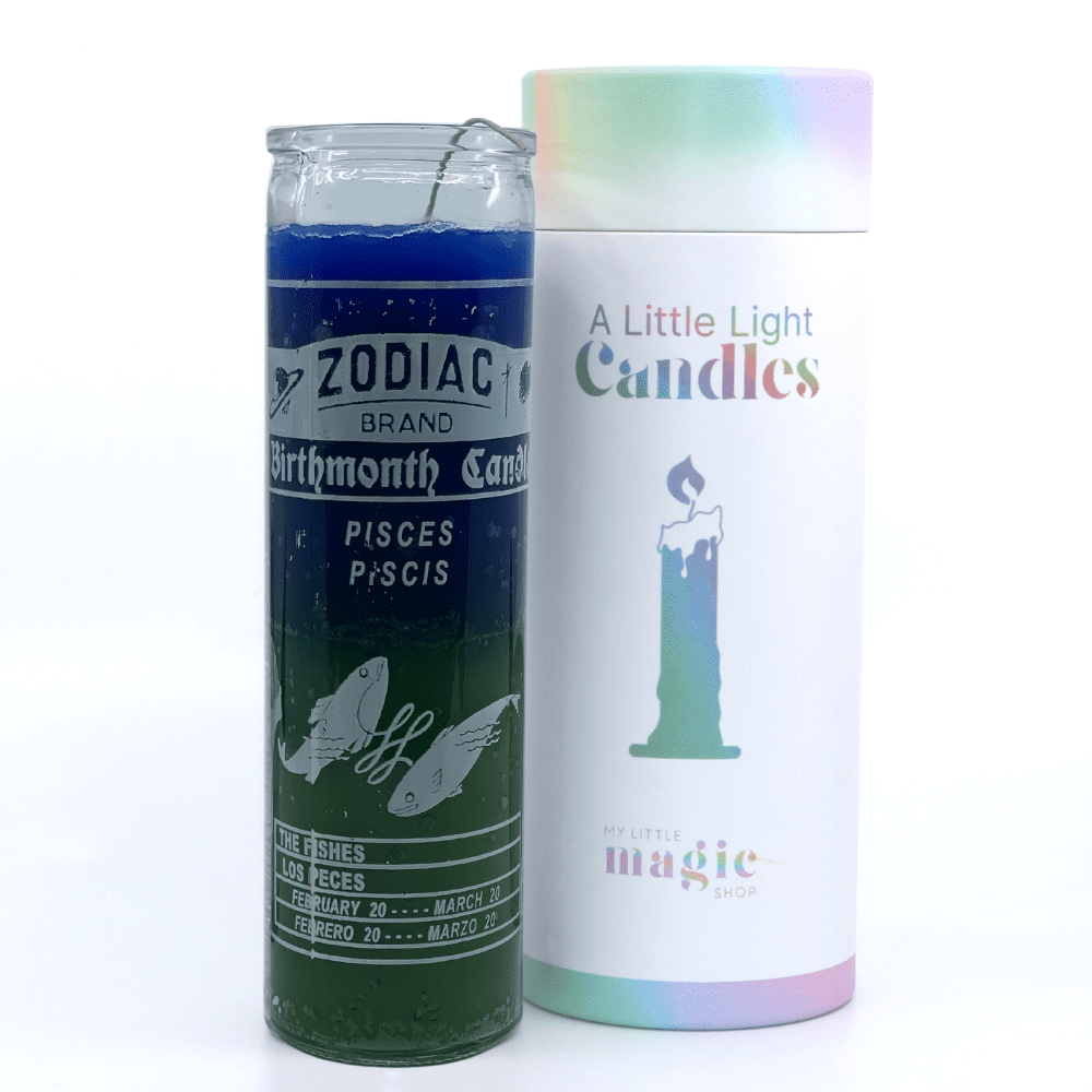 Pisces Zodiac 7 Day Candle | My Little Magic Shop