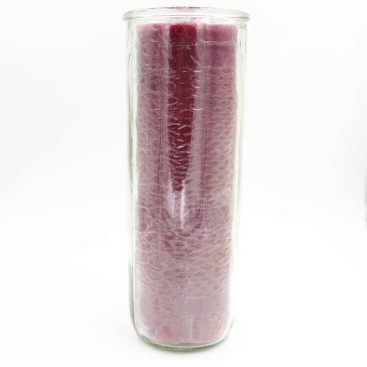 Purple Pullout Candle with Glass | My Little Magic Shop