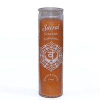Sacral Chakra 7 Day Candle | My Little Magic Shop