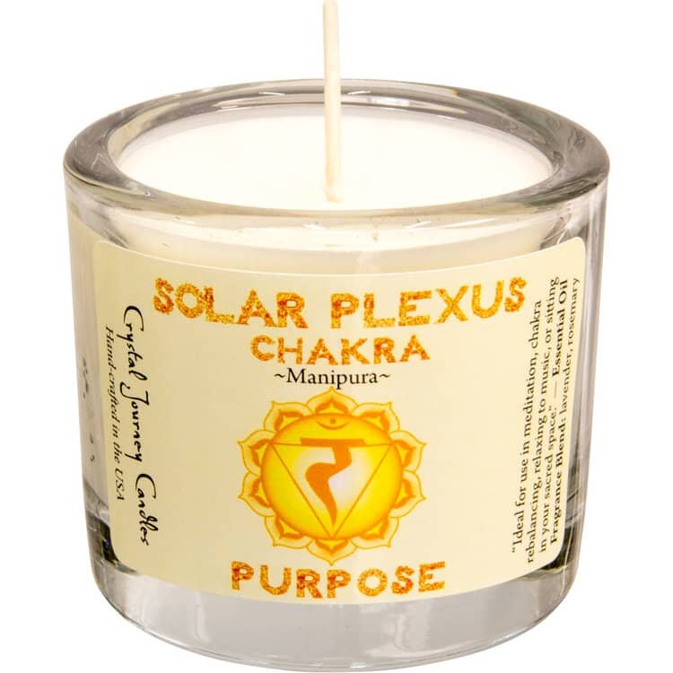 Solar Plexus Chakra Votive Candle | My Little Magic Shop