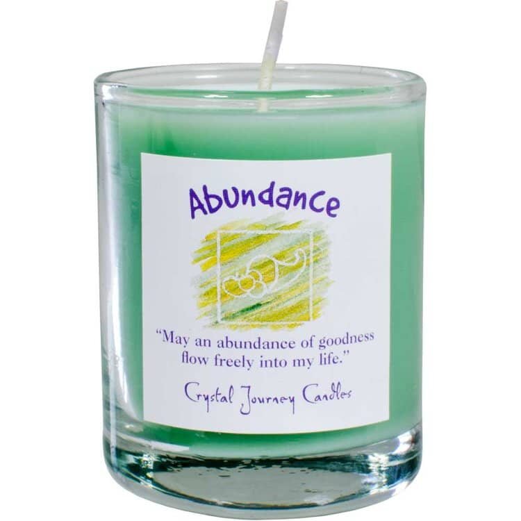 Abundance Magic Ritual Votive Candle