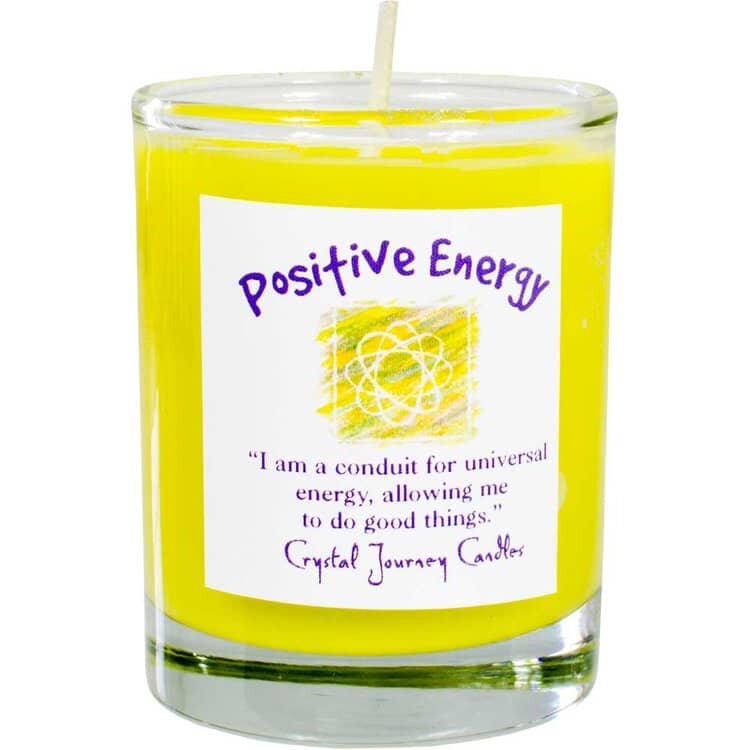 Positive Energy Soy Herbal Filled Votive Candle | My Little Magic Shop