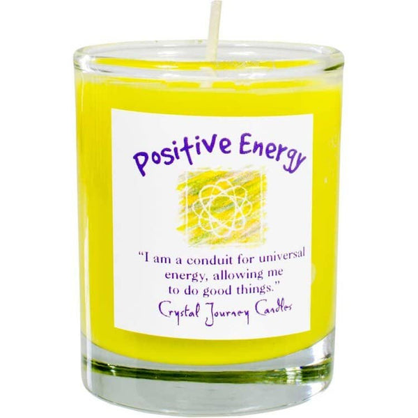 Positive Energy Soy Herbal Filled Votive Candle | My Little Magic Shop