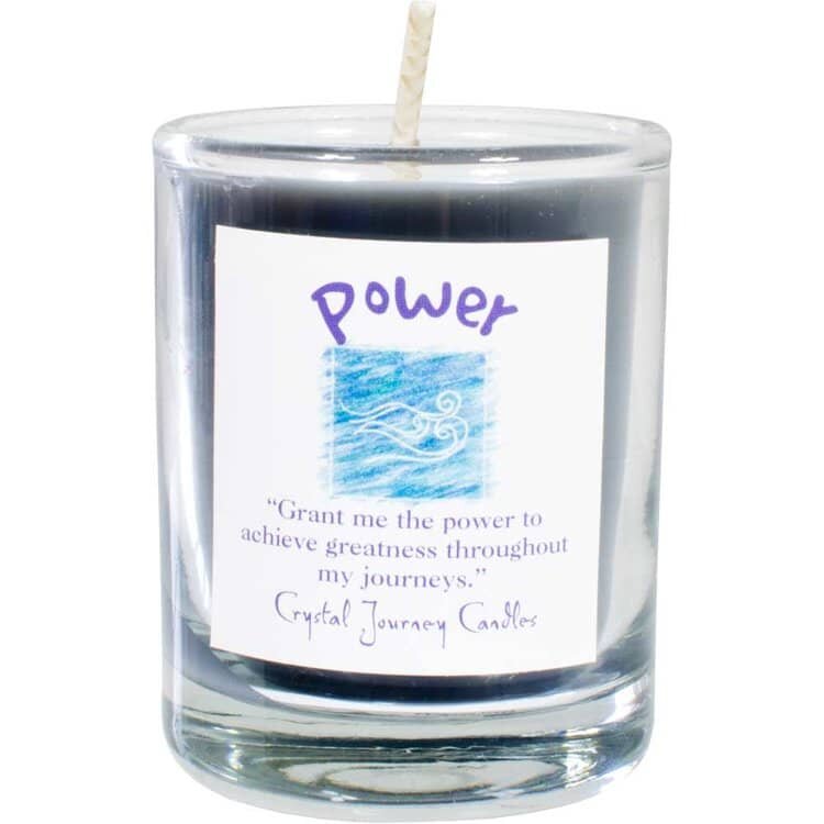 Power Soy Herbal Filled Votive Candle | My Little Magic Shop