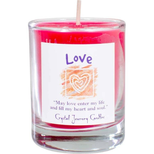 Love Soy Herbal Filled Votive Candle | My Little Magic Shop