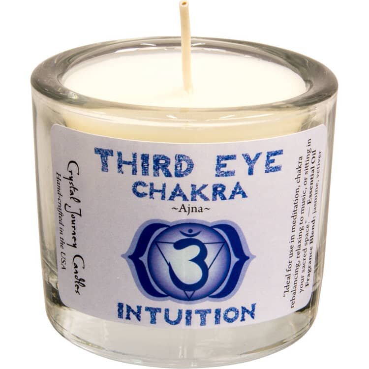 Third Eye Chakra Votive Candle | My Little Magic Shop