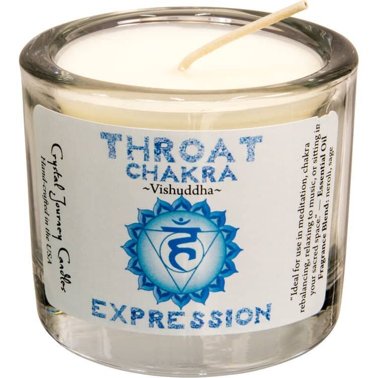 Throat Chakra Votive Candle | My Little Magic Shop