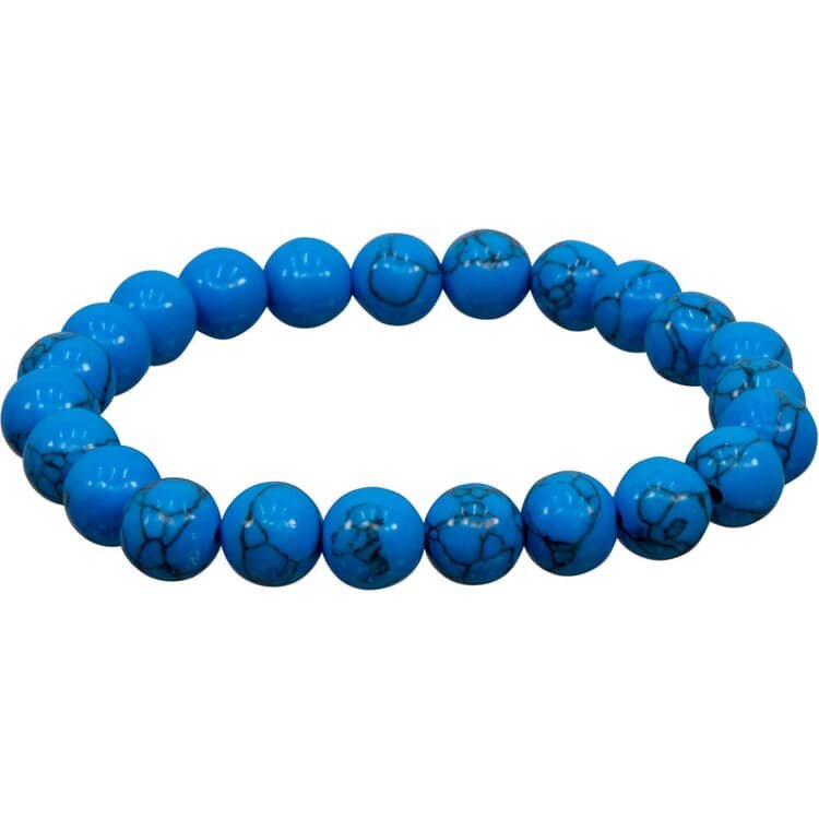 Turquoise Blue Bracelet - Natural Gemstone Metaphysical Healing Stone Bracelet | My Little Magic Shop