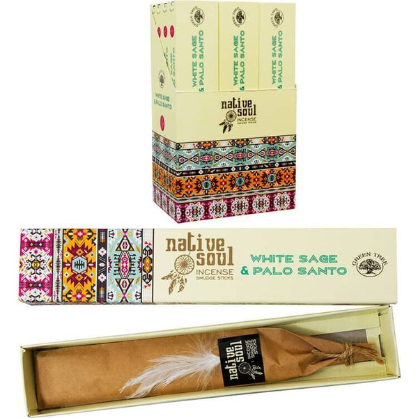 White Sage and Palo Santo Green Tree Incense | My Little Magic Shop
