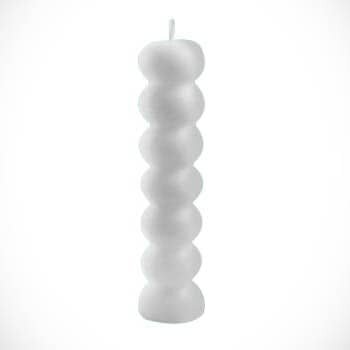 White 7 Knob candle (siete nudos)