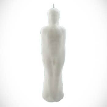 White Male Figure Candle | My Little Magic Shop